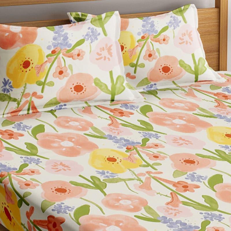 Buy Suzi Floral Bedsheet Bedsheets from Vaaree