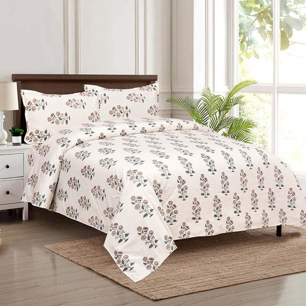 Buy Tamiksha Printed Bedsheet - Brown Bedsheets from Vaaree