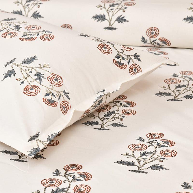 Buy Tamiksha Printed Bedsheet - Brown Bedsheets from Vaaree