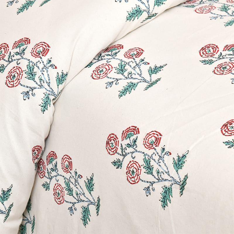 Buy Tamiksha Printed Bedsheet - Red Bedsheets from Vaaree