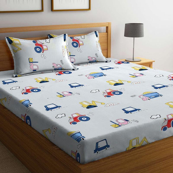 Buy Traffic Trolly Bedsheet Bedsheets from Vaaree