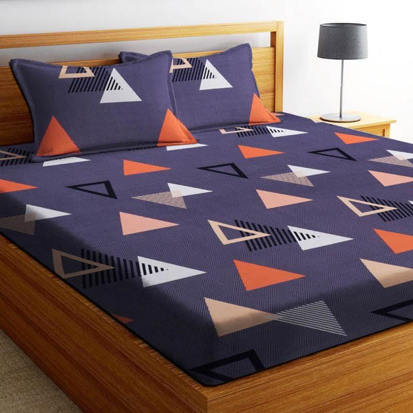 Buy Triangle Trivia Bedsheet Bedsheets from Vaaree