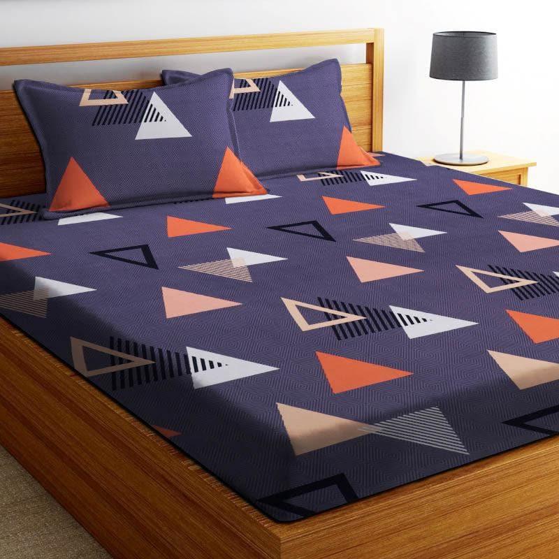 Buy Triangle Trivia Bedsheet Bedsheets from Vaaree