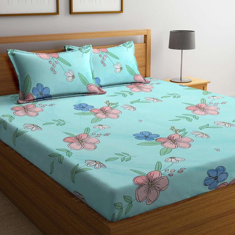 Buy Trillie Lark Bedsheet Bedsheets from Vaaree