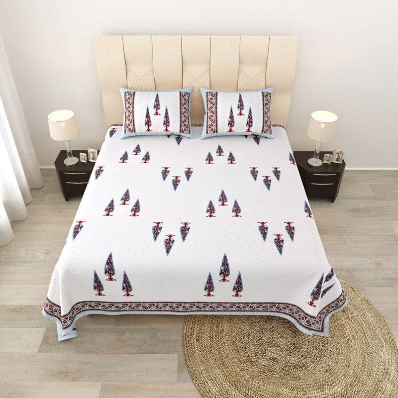 Buy Trinakshi Printed Bedsheet - Grey Bedsheets from Vaaree