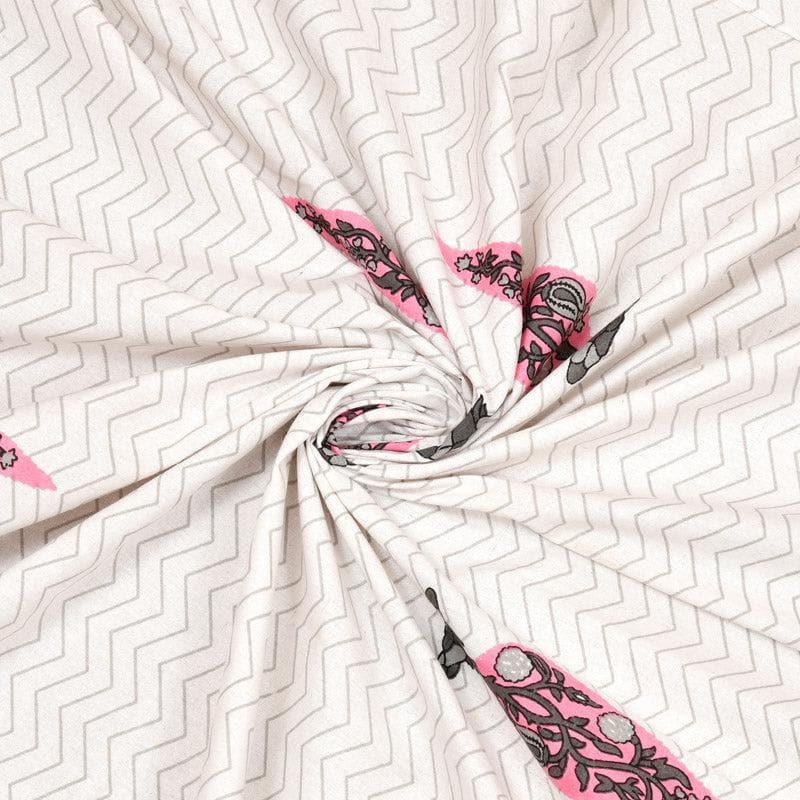 Buy Trinakshi Printed Bedsheet - Pink Bedsheets from Vaaree