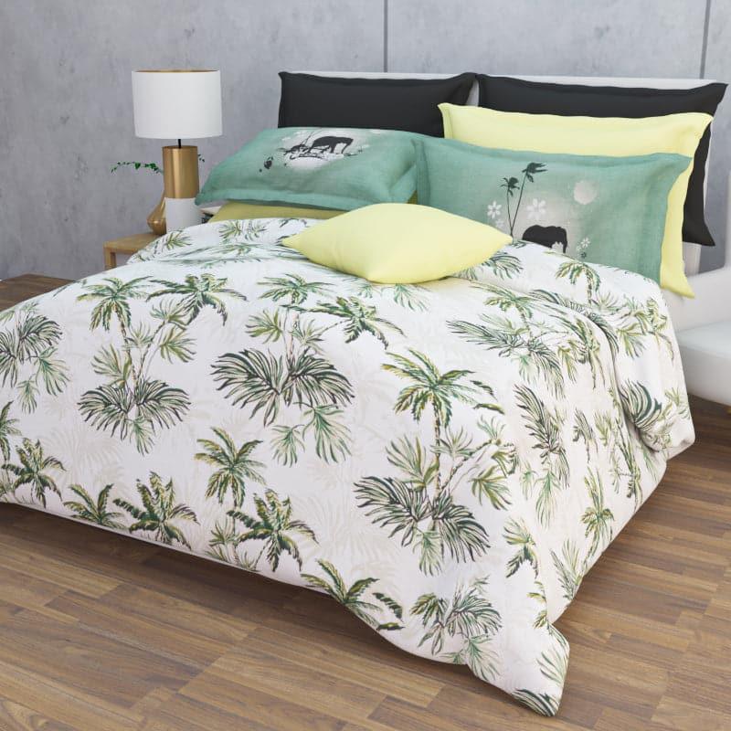 Buy Tropical Paradise Bedsheet - Green Bedsheets from Vaaree