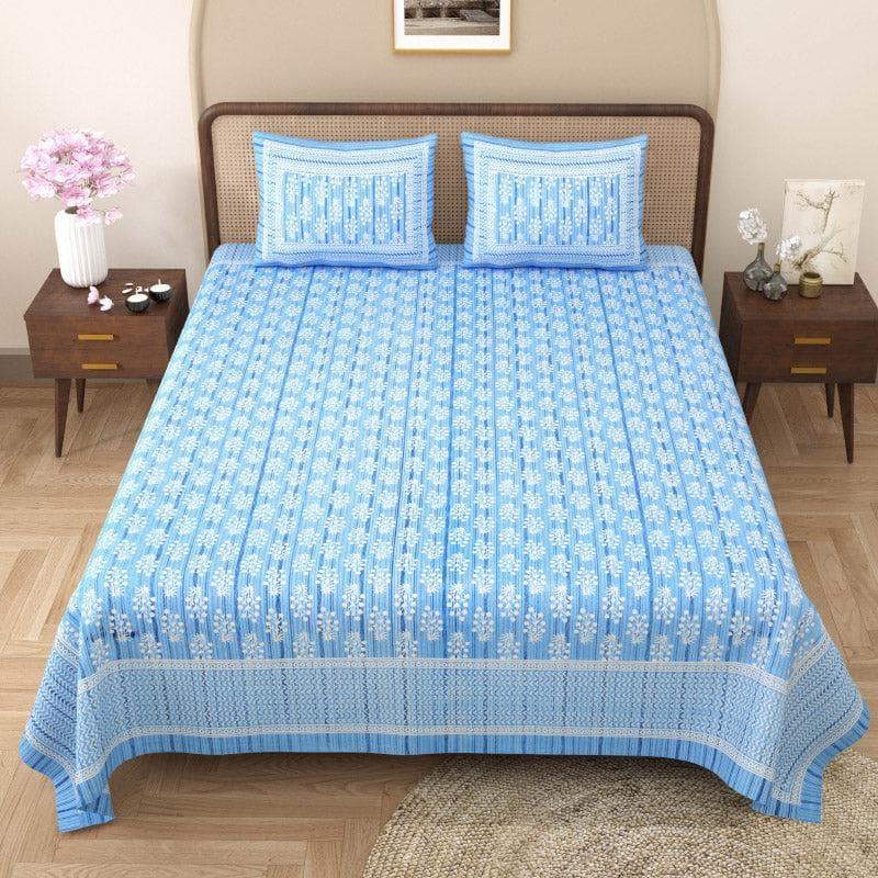 Buy Tulia Bedsheet - Blue Bedsheets from Vaaree