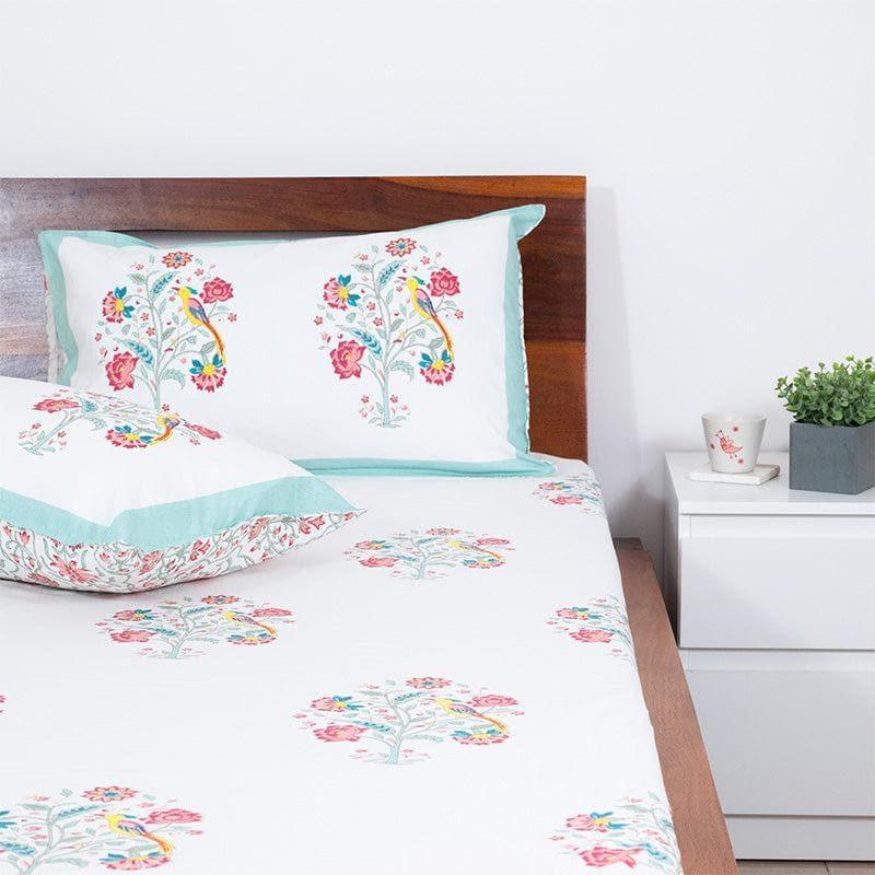 Buy Tushara Floral Bedsheet - Red Bedsheets from Vaaree