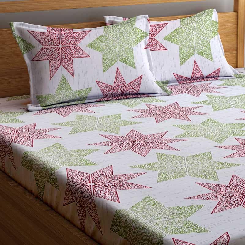 Buy Twinkling Zest Bedsheet Bedsheets from Vaaree