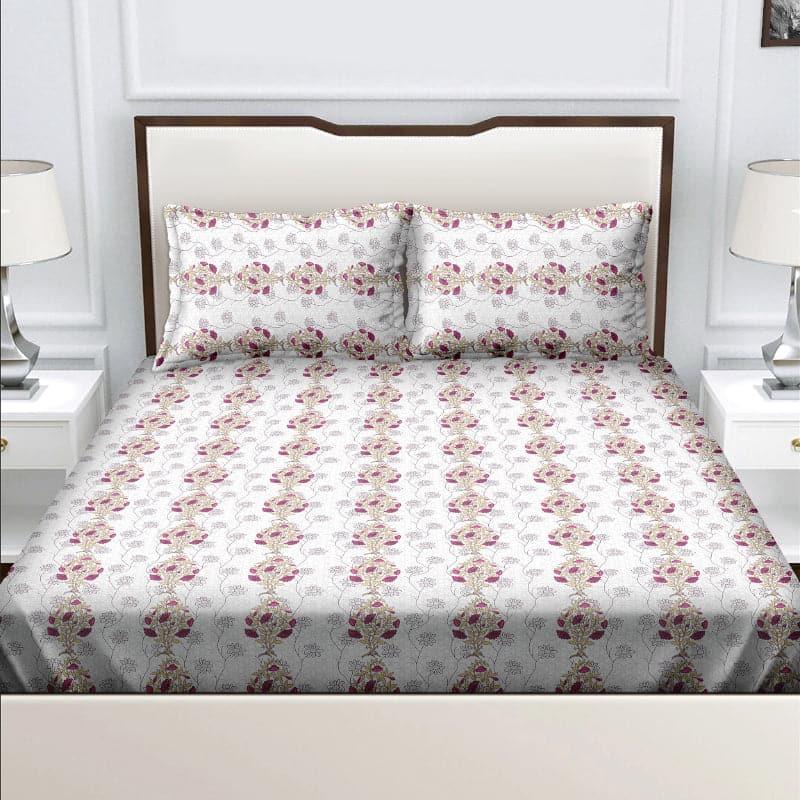 Buy Varda Ethnic Bedsheet - Ivory Bedsheets from Vaaree