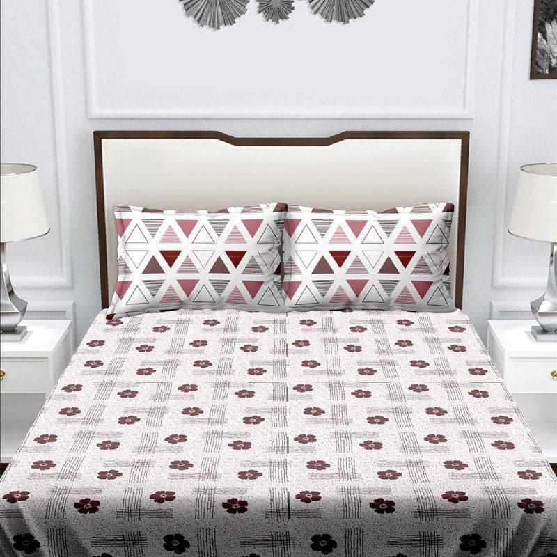 Buy Vashti Floral Bedsheet - Pink Bedsheets from Vaaree