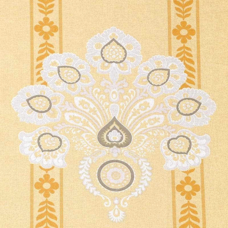 Buy Vidushi Printed Bedsheet - Yellow Bedsheets from Vaaree