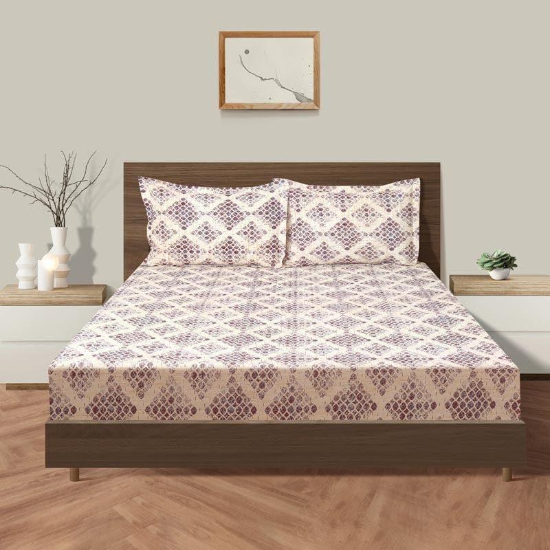 Buy Viola Elegance Bedsheet - Purple Bedsheets from Vaaree