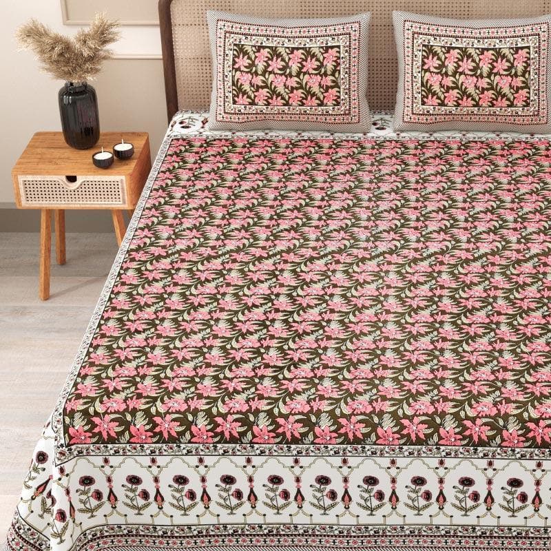 Buy Viscose Verve Bedsheet - Red Bedsheets from Vaaree