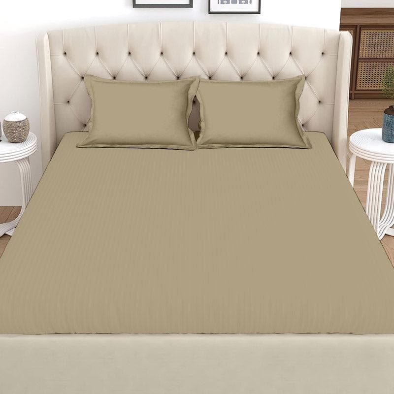 Buy Bedsheets - Vizag Solid Bedsheet - Taupe at Vaaree online