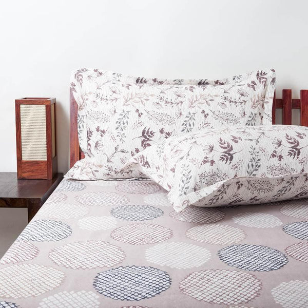 Buy Waffle Shuffle Bedsheet - Brown Bedsheets from Vaaree