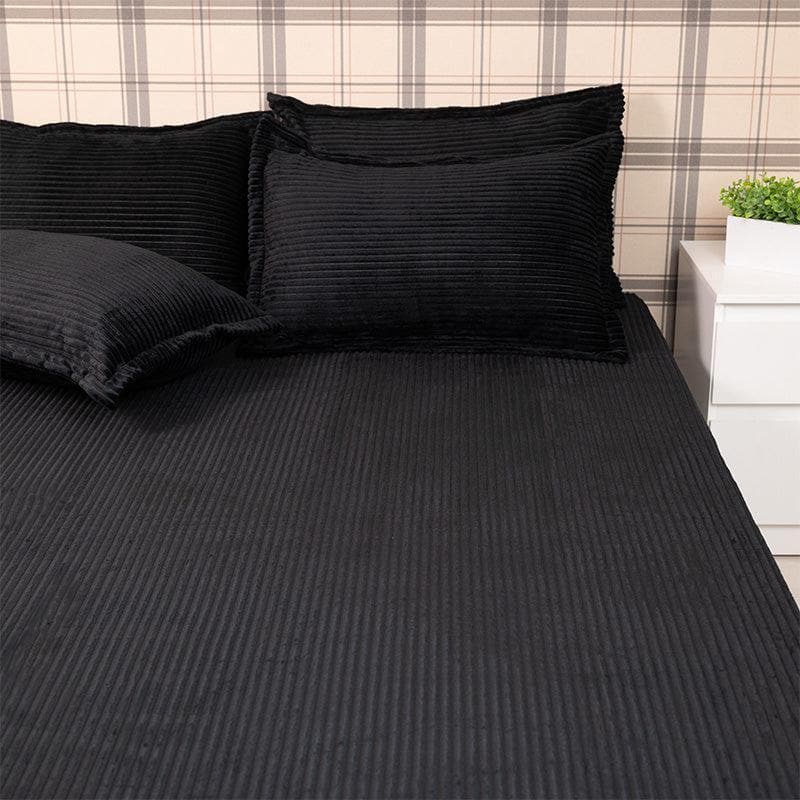 Bedsheets - Warm Cosy Bedsheets - Black