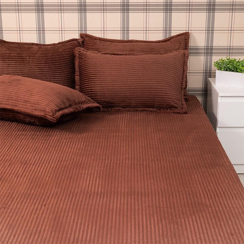 Buy Warm Cosy Bedsheets - Coffee Bedsheets from Vaaree