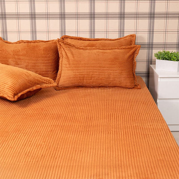 Bedsheets - Warm Cosy Bedsheets - Mustard