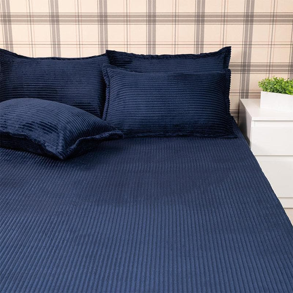 Bedsheets - Warm Cosy Bedsheets - Navy Blue