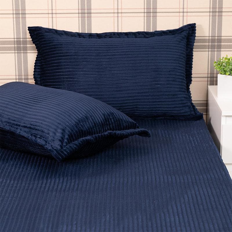 Bedsheets - Warm Cosy Bedsheets - Navy Blue