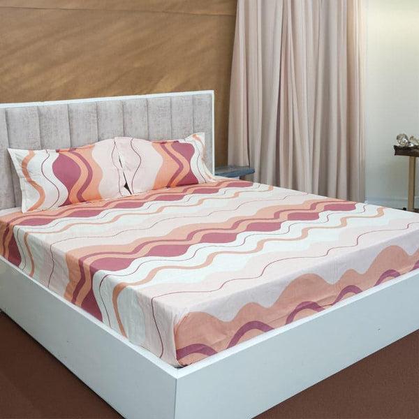 Buy Wavesy Printed Bedsheet Bedsheets from Vaaree