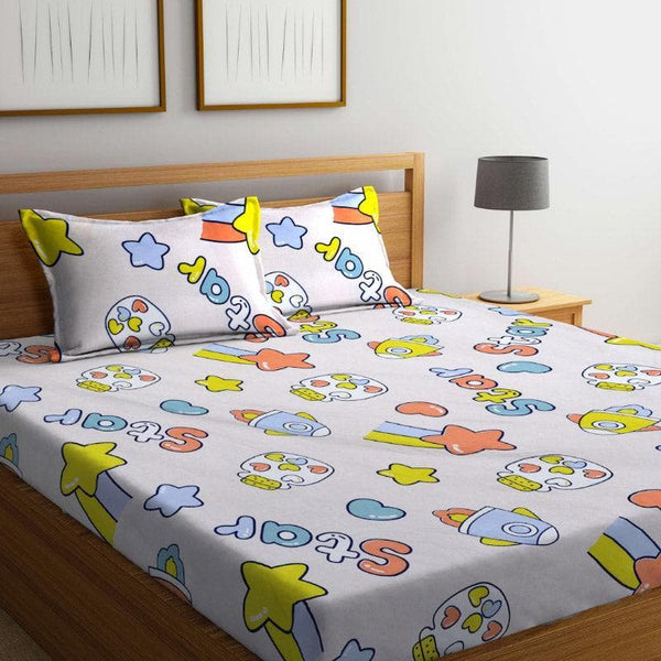 Buy Bedsheets - Way To Stars Bedsheet at Vaaree online