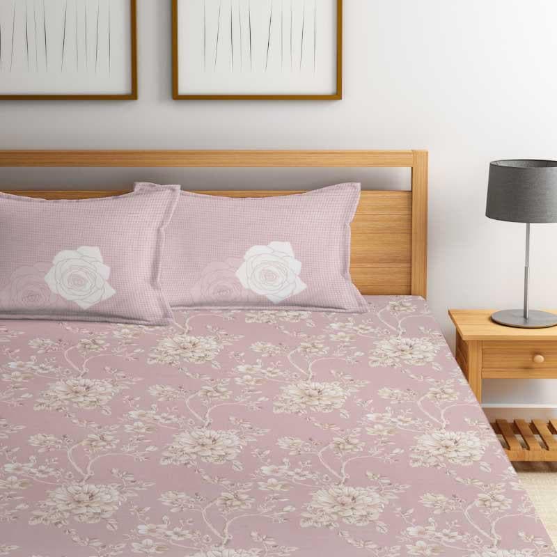 Buy Whispering Moonflowers Bedsheet Bedsheets from Vaaree