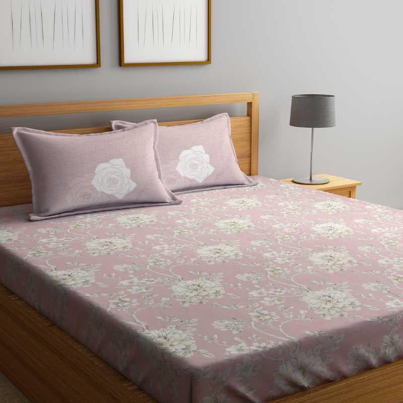 Buy Whispering Moonflowers Bedsheet Bedsheets from Vaaree