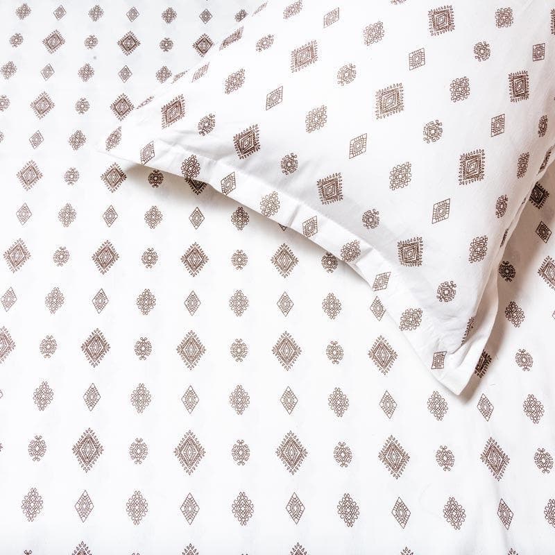 Buy White Divinity Bedsheet Bedsheets from Vaaree