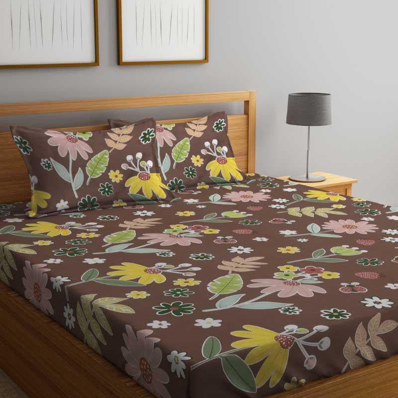 Buy Wildflower Wonder Bedsheet Bedsheets from Vaaree