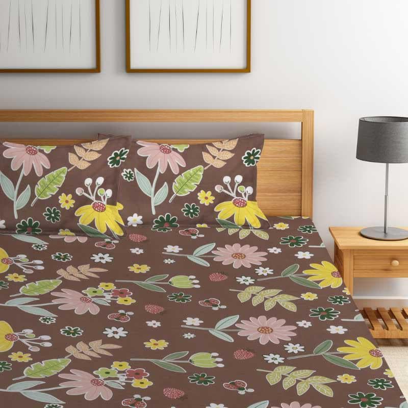 Buy Wildflower Wonder Bedsheet Bedsheets from Vaaree