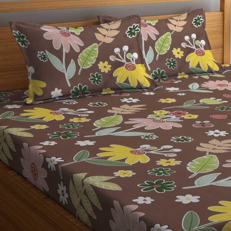 Buy Wildflower Wonder Bedsheet Bedsheets from Vaaree