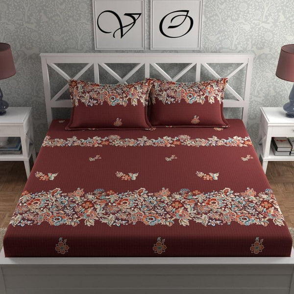 Bedsheets - Wilma Floral Bedsheet