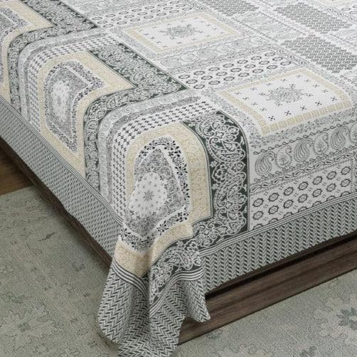 Buy Wilma Printed Bedsheet - Grey Bedsheets from Vaaree