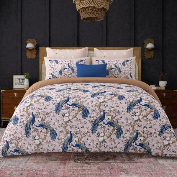 Buy Winged Wonders Bedsheet - Blue Bedsheets from Vaaree