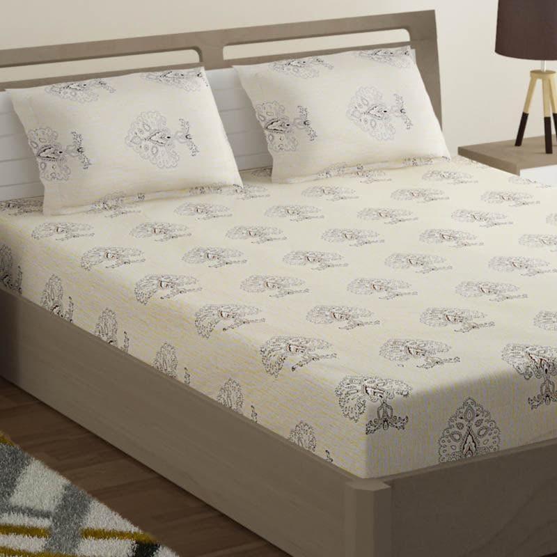 Buy Wonder Spread Bedsheet - Beige Bedsheets from Vaaree