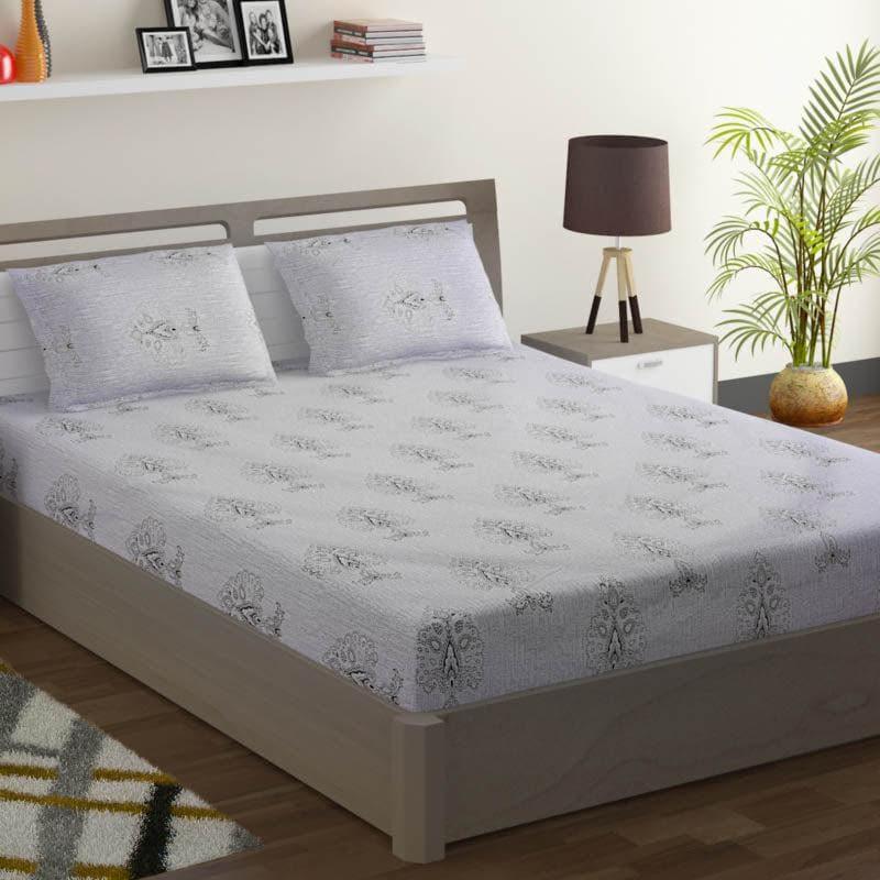 Buy Wonder Spread Bedsheet - Grey Bedsheets from Vaaree