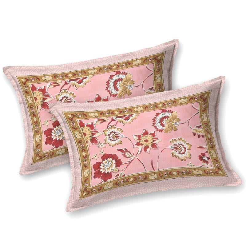 Buy Yahan Floral Bedsheet - Pink Bedsheets from Vaaree