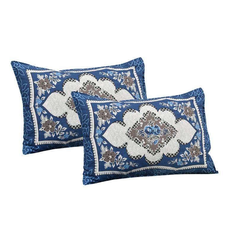 Buy Yashita Printed Bedsheet - Blue Bedsheets from Vaaree