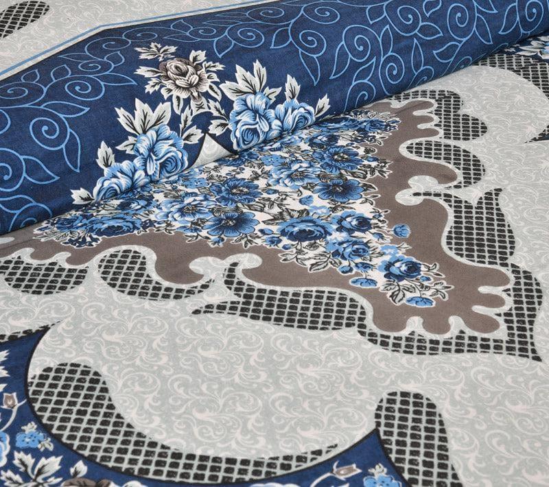 Buy Yashita Printed Bedsheet - Blue Bedsheets from Vaaree