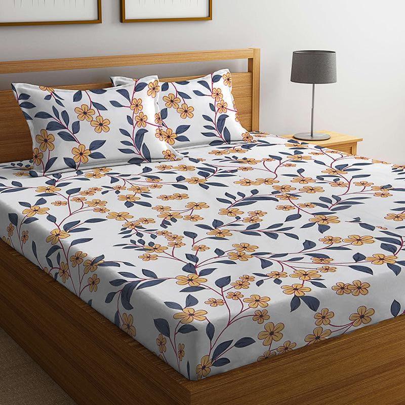 Buy Yellow Acorn Bedsheet Bedsheets from Vaaree