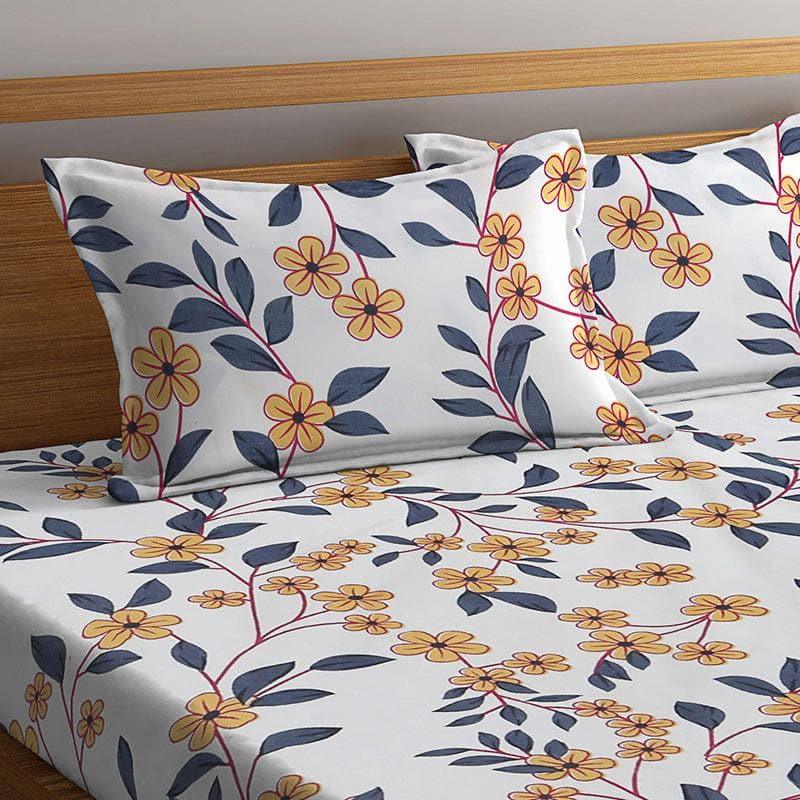 Buy Yellow Acorn Bedsheet Bedsheets from Vaaree