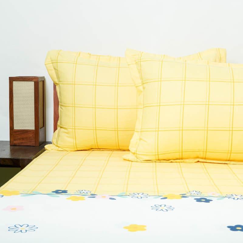 Buy Yellow Sansa Bedsheet Bedsheets from Vaaree