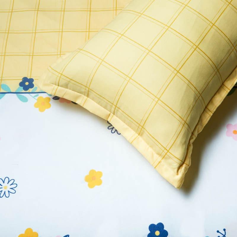 Buy Yellow Sansa Bedsheet Bedsheets from Vaaree