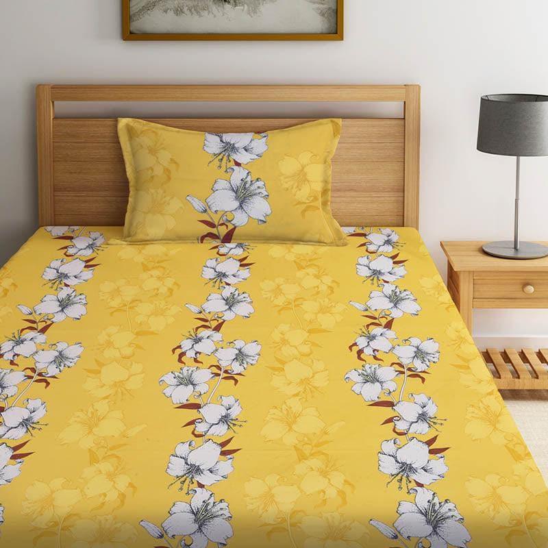 Buy Yellow Yee Bedsheet Bedsheets from Vaaree