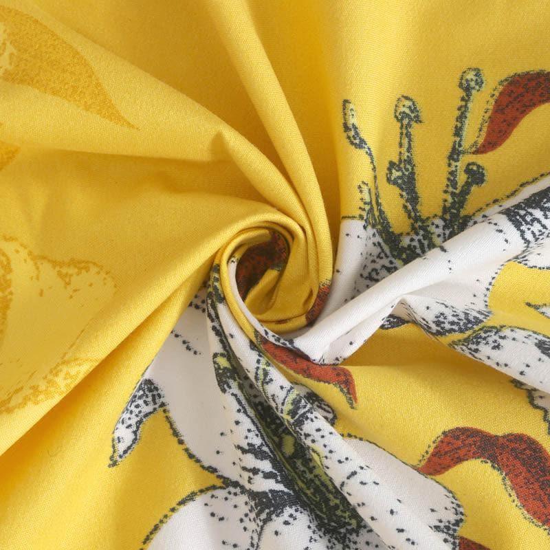 Buy Bedsheets - Yellow Yee Bedsheet at Vaaree online