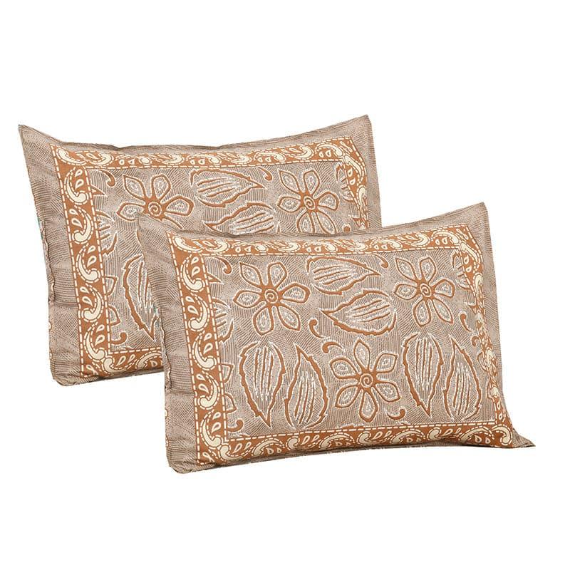 Buy Yuvara Floral Bedsheet - Beige Bedsheets from Vaaree