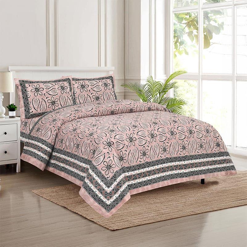 Buy Yuvara Floral Bedsheet - Pink Bedsheets from Vaaree